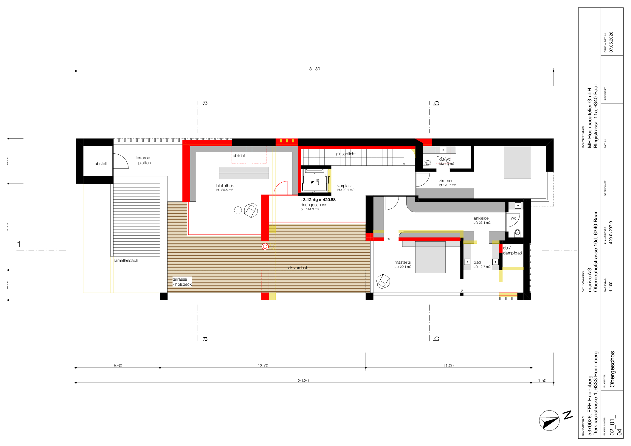 Grundriss Obergeschoss